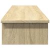 vidaXL Support de moniteur ch&ecirc;ne sonoma 100x27x15 cm bois d'ing&eacute;nierie