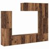 vidaXL Ensemble meuble TV 7 pc Bois Ancien Bois d'ing&eacute;nierie