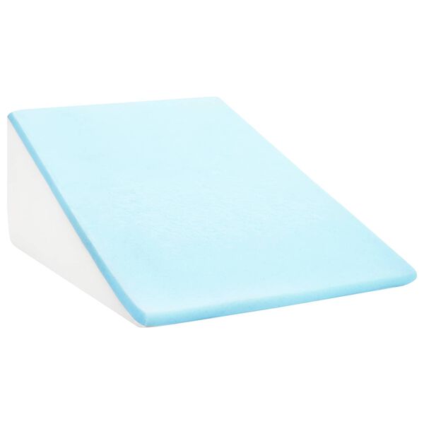 vidaXL Coussin pour les jambes Uni Blanc