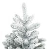 vidaXL Sapin de No&euml;l Artificiel &agrave; Branches Articul&eacute;es Blanc 150 cm PVC