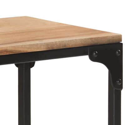 vidaXL Table console 110x30x75 cm Bois solide d'acacia
