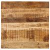 vidaXL Table basse 80x80x40 cm Bois de manguier massif