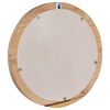 vidaXL Miroir mural 40 cm Teck Rond