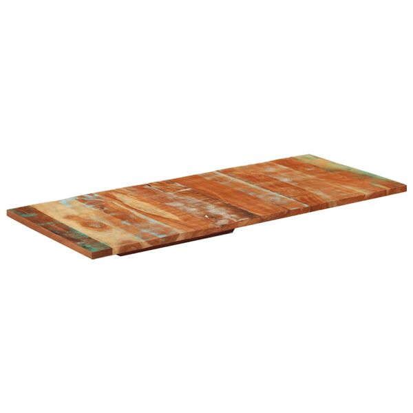 vidaXL Dessus de table rectangulaire 60x140 cm 25-27 mm Bois r&eacute;cup&eacute;r&eacute;
