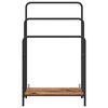 vidaXL Porte-v&ecirc;tements avec &eacute;tag&egrave;re Bois ancien 60 x 30 x 100,5 cm