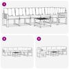 vidaXL Ensemble de canap&eacute;s d'ext&eacute;rieur 7 pcs Gris Naturel et Clair