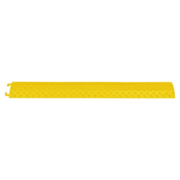 vidaXL Rampes de protection de c&acirc;ble 2 pcs 98,5 cm Jaune