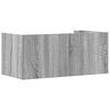 vidaXL &Eacute;tag&egrave;re murale sonoma gris 70,5x35x30,5 cm bois d'ing&eacute;nierie