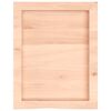 vidaXL &Eacute;tag&egrave;re murale 40x50x(2-6) cm bois de ch&ecirc;ne massif non trait&eacute;
