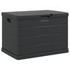 vidaXL Bo&icirc;te de Rangement de Jardin Anthracite 77,5 x 54,5 x 53 cm
