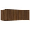 vidaXL Meubles TV 4 pcs ch&ecirc;ne marron 80x30x30 cm bois ing&eacute;nierie