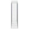 vidaXL Paniers &agrave; gabions arqu&eacute;s 11 pcs 200x50x180/200 cm Fer galvanis&eacute;