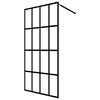 vidaXL &Eacute;cran de douche Verre tremp&eacute; transparent 140x195 cm
