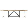 vidaXL Table &agrave; manger extensible 280x80x75 cm Bois de manguier massif