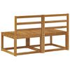 vidaXL 2 Pi&egrave;ce Sofa de milieu ext&eacute;rieur Bois d'Acacia Massif Naturel