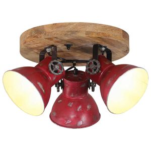 vidaXL Plafonnier 25 W rouge d&eacute;lav&eacute; 35x35x25 cm E27