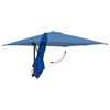 vidaXL Parasol de jardin Azur 248,5 x 247,5 x 160 cm