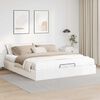 vidaXL Cadre de lit ottoman sans matelas blanc 160x200 cm similicuir