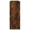 vidaXL Buffet chêne fumé 91x28x75 cm bois d'ingénierie