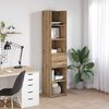 vidaXL Haut Armoire avec tiroir Ch&ecirc;ne artisanal 40 x 42,5 x 185 cm