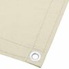 vidaXL &Eacute;cran de balcon cr&egrave;me 90x1000 cm 100% polyester oxford