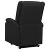 vidaXL Fauteuil de massage Noir Tissu