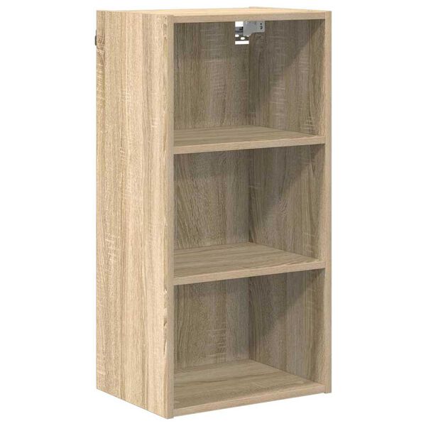 vidaXL Armoire suspendue avec stockage Ch&ecirc;ne Sonoma 40 x 29,5 x 80 cm