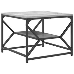 vidaXL Table basse Gris Sonoma 51 x 50 x 40 cm