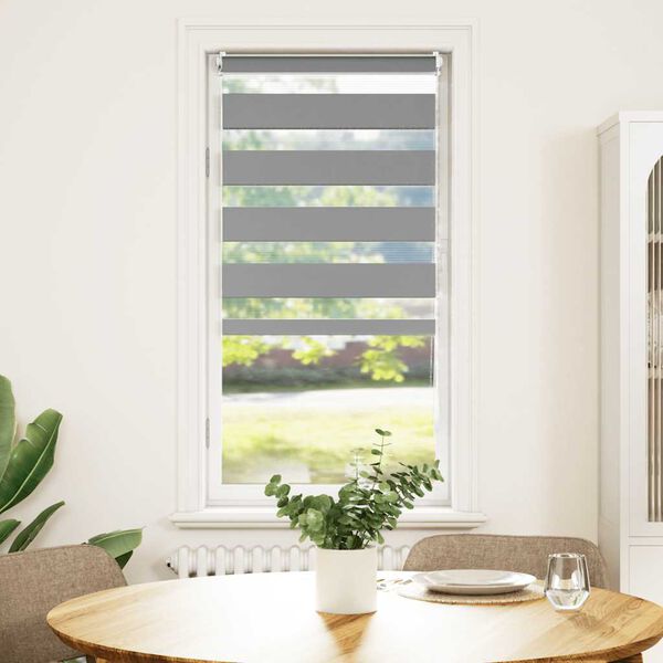 vidaXL Store enrouleur tamisant 40 x 100 cm gris