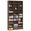 vidaXL Armoire &agrave; CD Ch&ecirc;ne marron 102x23x177,5 cm Bois d'ing&eacute;nierie