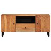 vidaXL Meuble TV 105x33x46 cm Bois d'acacia massif