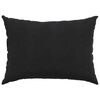 vidaXL Coussins de canap&eacute; 2 pcs Noir 70 x 50 cm