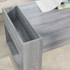 vidaXL Table basse Gris Sonoma 110 x 50 x 41 cm Bois d'ing&eacute;nierie