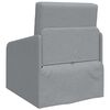vidaXL Canap&eacute;-Lit 60cm Gris clair tissu