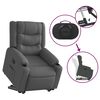 vidaXL Fauteuil inclinable électrique gris foncé tissu