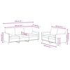 vidaXL Ensemble de canap&eacute;s 2 pcs avec coussins vert fonc&eacute; velours