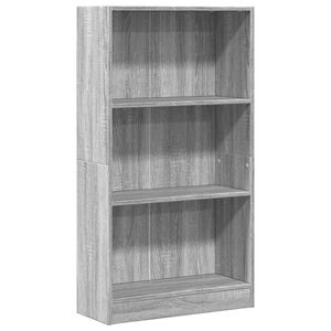 vidaXL Biblioth&egrave;que sonoma gris 60x24x109 cm bois d'ing&eacute;nierie