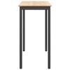 vidaXL Table de bar Naturel 110 x 55 x 105 cm Bois de pin massif