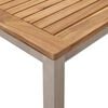 vidaXL Ensemble de repas ext&eacute;rieur 5 pcs Marron Bois de teck massif