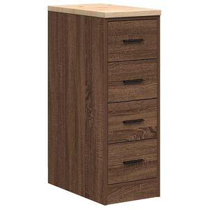 vidaXL Armoire de rangement de garage ch&ecirc;ne marron 30x51x85cm bois pin
