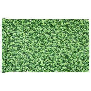 vidaXL &Eacute;cran d'intimit&eacute; de balcon aspect de plante vert 600x90 cm PVC