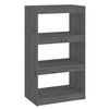 vidaXL Biblioth&egrave;que/S&eacute;parateur de pi&egrave;ce Gris 60x30x103,5 cm Pin massif