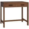 vidaXL Bureau avec tiroirs Naturel Bois de teck massif 80 x 50 x 75 cm