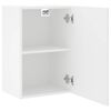 vidaXL Meubles TV muraux 2 pcs blanc 40,5x30x60 cm bois d'ingénierie