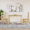 vidaXL Chaises &agrave; manger lot de 2 40x46x99 cm bois massif de pin