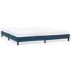 vidaXL Cadre de lit sans matelas bleu fonc&eacute; 200x220 cm velours