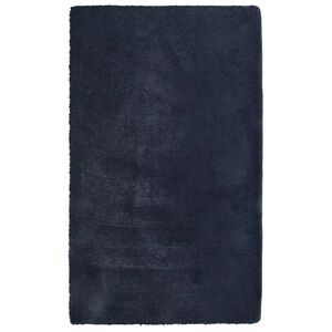 vidaXL Tapis Shaggy à poils longs NAVARRA bleu marine 60x100 cm
