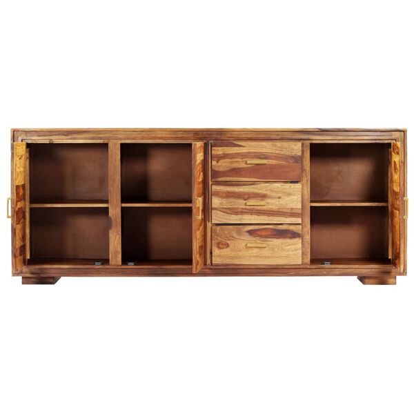 vidaXL Buffet 200x40x80 cm Bois de Sesham solide