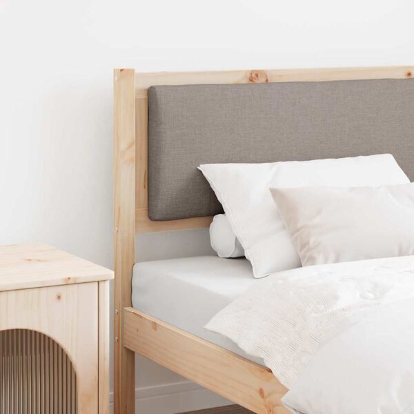vidaXL T&ecirc;te de lit Autre Marron 100 cm Bois massif en pin