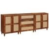 vidaXL Ensemble de buffet 3 pc 180 x 33 x 75 cm Bois de mangue massif